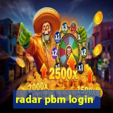 radar pbm login